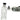 Side view of the Freeze Pipe Hammer Bubbler, a clear glass bubbler with a textured body and dark mouthpiece.