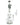 A front view of the Freeze Pipe Klein Recycler shows a clear glass recycler bong with intricate curves and a visible joint.