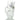 A front view of the Recycler Bong, showcasing its clear glass construction and intricate, looping design.