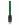 Vertical close-up of The Kind Pen 510 Thread Variable Voltage Battery in metallic green seated in a black USB charger on a white background