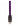 Vertical close-up of The Kind Pen 510 Thread Variable Voltage Battery showing its purple cylindrical body, circular power button, and USB charger tip.