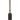 Vertical close-up of The Kind Pen 510 Thread Variable Voltage Battery showing its brushed metal shaft, round power button, black USB charger base, and white background