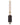 Vertical close-up of The Kind Pen 510 Thread Variable Voltage Battery showing its orange metallic stem, circular gold button, and black USB base on a white background