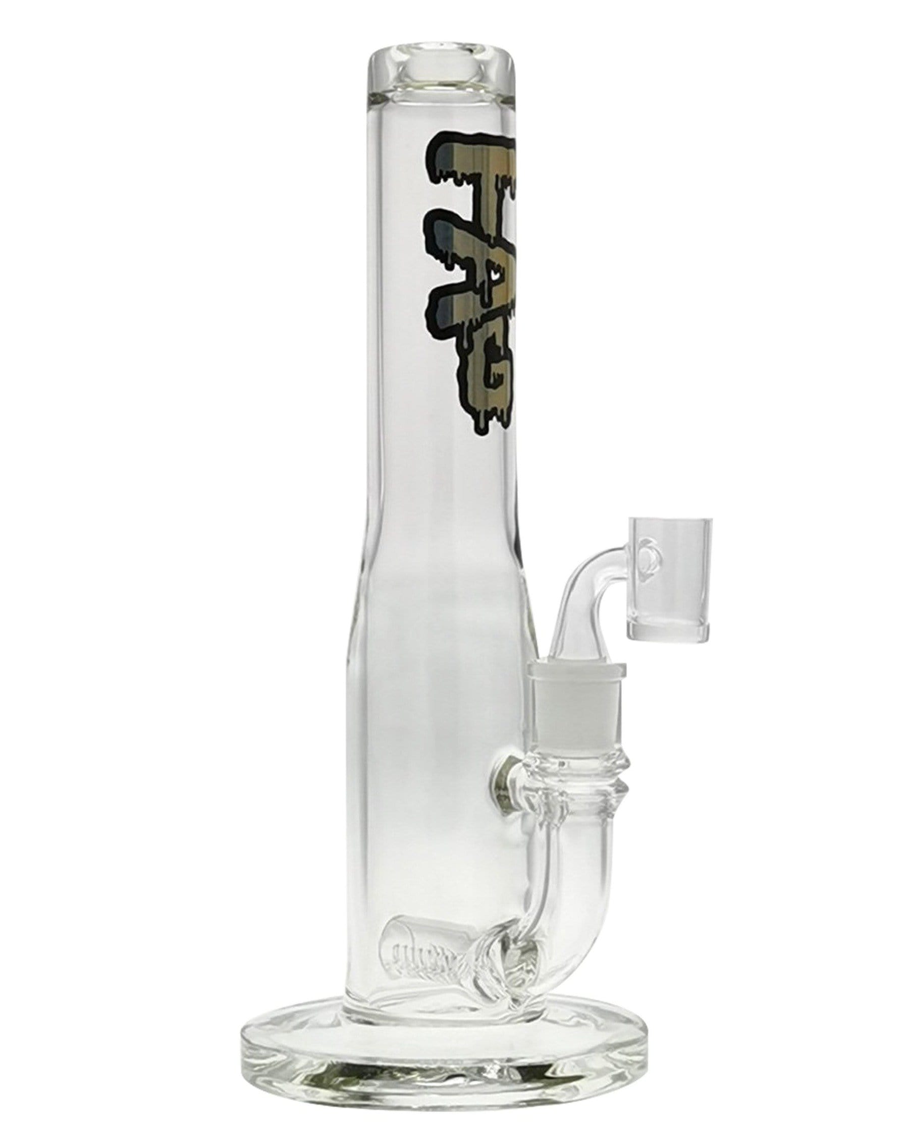 9" Inline Perc Straight Tube