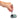 A hand holds the silver Fusion Atomizer Vape Battery next to its charging base, showcasing the sleek, compact design.