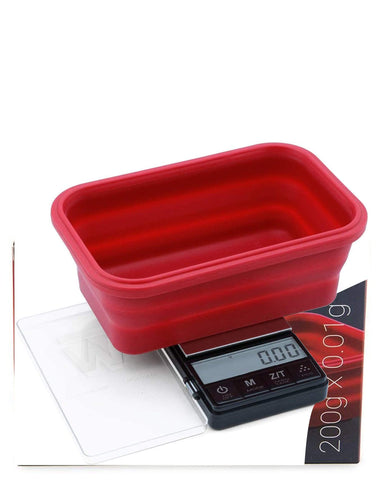 Mini Crimson Scale w/ Collapsible Bowl