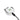 Top-down angled view of the chrome Ooze Movez Wireless Speaker 510 Vape Battery with its green logo centered and a black charging cable plugged in