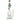 Front view of the Freeze Pipe Mini Perc Bong, a clear glass water pipe with a simple, cylindrical shape and visible perc diffusion.