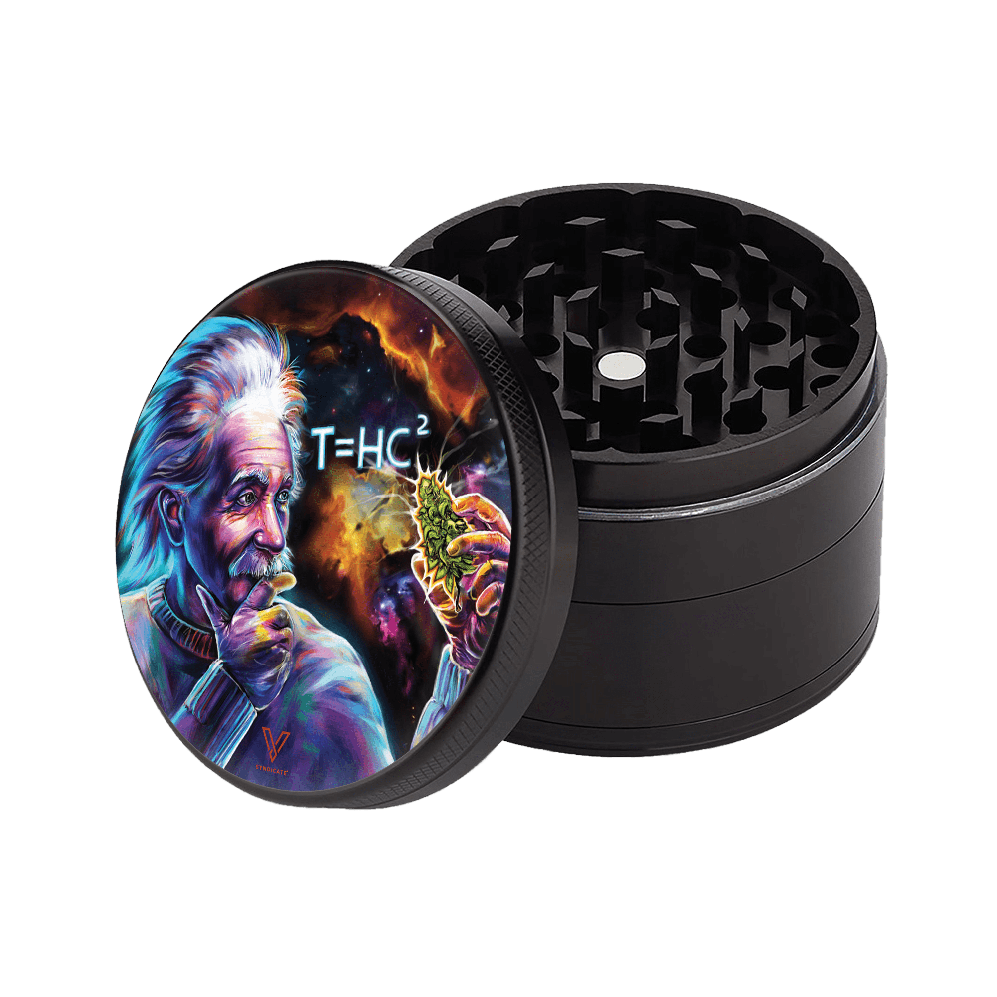 T=HC2 Einstein Black Hole 4-Piece CleanCut Grinder