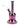 Front view of the 8.8-inch Dab Rig w/Quartz Bell-Shaped, featuring an iridescent finish and a curved neck.