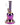 Front view of the 8.8-inch Dab Rig w/Quartz Bell-Shaped, displaying its colorful gradient and bell-shaped quartz attachment.