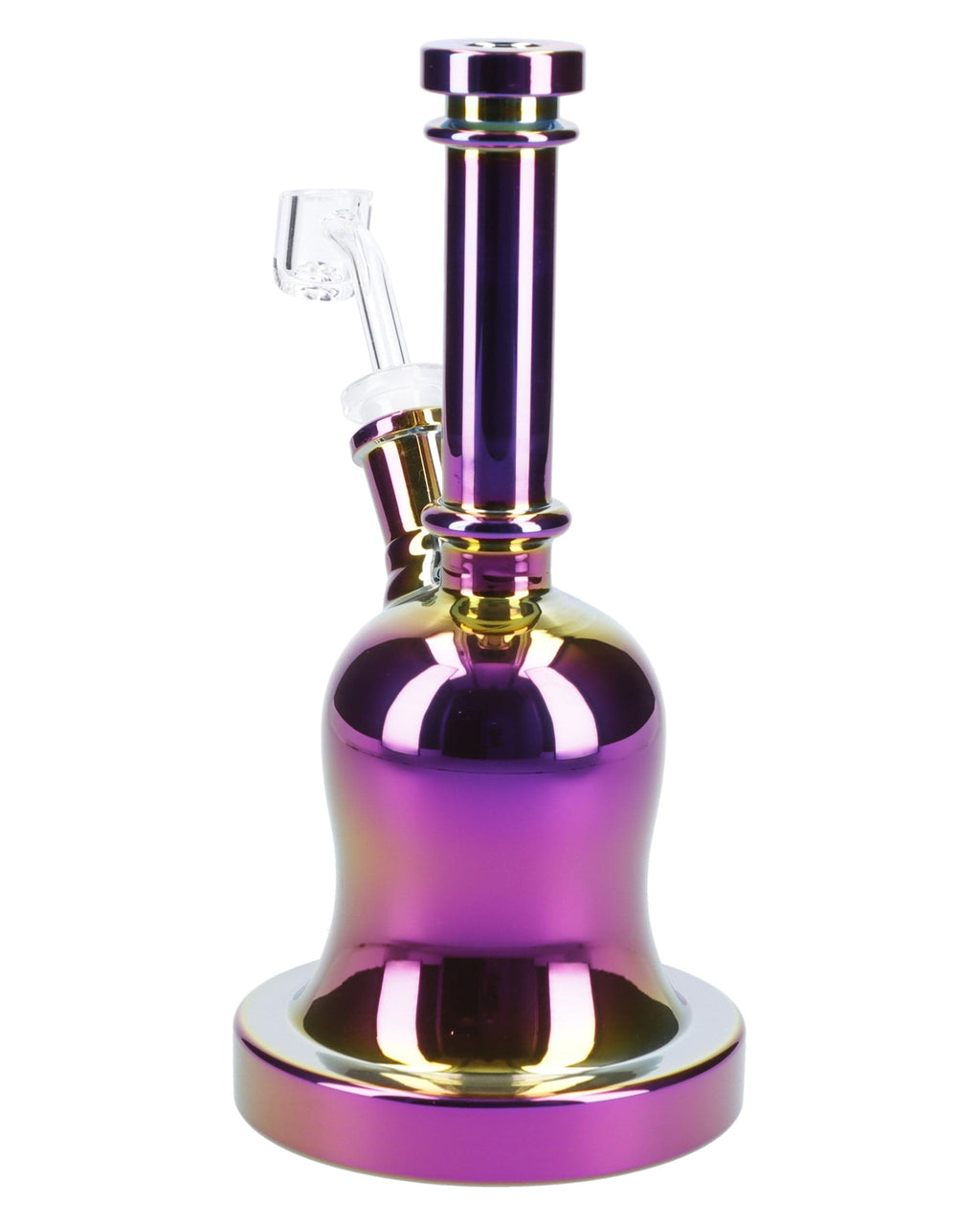 DankStop Dab Rig w/Quartz Bell-Shaped-Assorted-8.8in