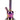 Front view of the 8.8-inch Dab Rig w/Quartz Bell-Shaped, displaying an assorted, iridescent glass design with a bell-shaped chamber.