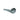 A side view of the 4” bent Everyday Essentials Spoon Pipe, highlighting its smooth glass form and minimalist design.