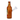 Front view of the Hot Sauce Bottle Rig, a clear glass piece with a unique bottle shape and visible joint.