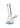 A straight-on view of the 12" 9mm Bent Neck Beaker, showcasing its clear glass construction and gently curved neck.