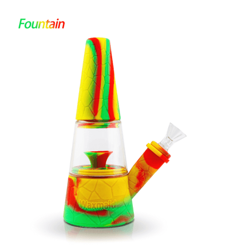 Waxmaid Fountain Silicone Glass Water Pipe