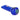 A transparent blue view of the 4" Blue Dream Hand Pipe, showing detailed glasswork and a unique curved shape.