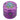 Front view of the 55mm Granddaddy Purple 3 Stage Grinder in purple, with a multi-tiered cylindrical design.