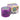 Front view of the 55mm Granddaddy Purple 3 Stage Grinder in purple, showcasing Japanese text and star graphics on its packaging.