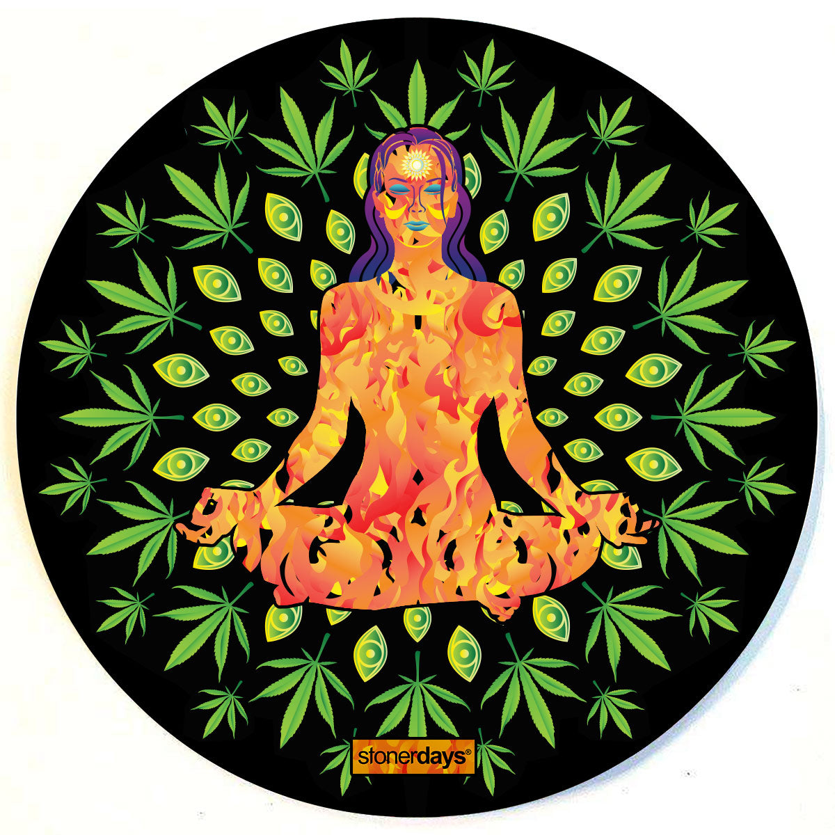 Yogini Fire Dab Mat