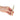 A hand holds the silver Fusion Atomizer Vape Battery, viewed from a slight angle against a plain white background.