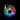 Top-down view of the gold Ooze Movez Wireless Speaker 510 Vape Battery with a circular ring of multicolored RGB lights glowing against a black background